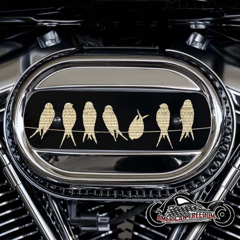 Harley Davidson M8 Ventilator Insert - Song Birds